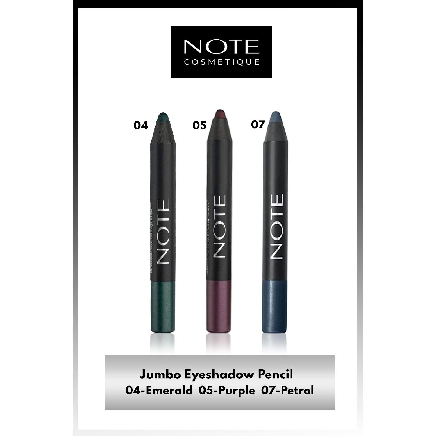 

Jumbo Pencil Eyeshadow 3-piece Makeup Set - 04 Emerald/05 Purple/07 Petrol