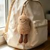 Süße Cartoon-Erdnuss-Plüsch-Schlüsselanhänger - Rucksack-Ornament & Schülergeschenk-Puppen-Accessoire
