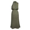 Elegant Satin Sleeveless Evening Dress - European & American Fashion