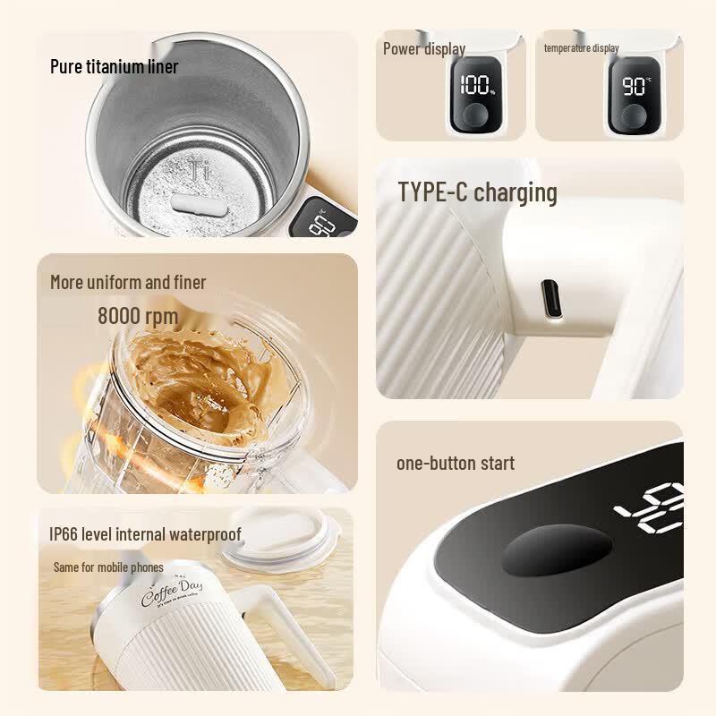 Automatic Magnetic Stirring Coffee Mug