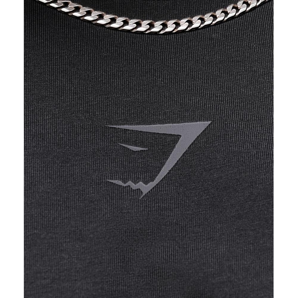 Gymshark Camiseta Power negra A2c9e Bb2j