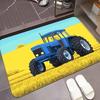 American Vintage Motorcycle Door Mat Retro Motorbike Pattern Entrance Rug Bike Lover Home Bathroom Decor Soft Non-Slip Carpet