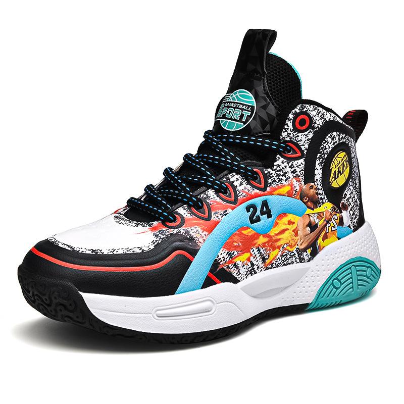 

Children s Basketball Shoes Boys Training Shoes 24 Spring and Autumn New Children s Sports Shoes Boys High Top Basketball Shoe