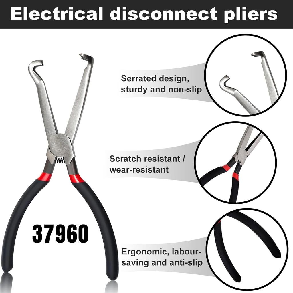 Electrical Disconnect Pliers 37960, 37980, Electrical Connector Separator 13120, 8In Automotive Tools Electrical Connector Pliers, Automotive Tools