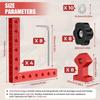 Corner Clamps for Woodworking Right Angle Clamping Aluminum Alloy Jig 90 Degree Positioning Tool for Woodworking Framing Drawers