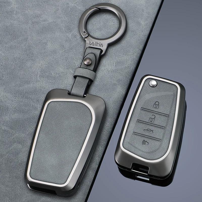 Svagd6 Zinc Alloy Car Key Case Full Cover Shell Fob For Toyota Corolla Altis Auris Aygo Yaris Camry RAV4 Verso TC IM Shell Accessories