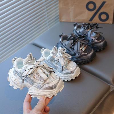 Compagno di classe primavera nuove scarpe sportive traspiranti suola morbida scarpe da corsa per bambini di media taglia scarpe da papà per uomo e donna bambini