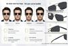 KAJILA 2026 Men's Retro Square Frame Polarized Sunglasses with Double Bridge Sun Protection