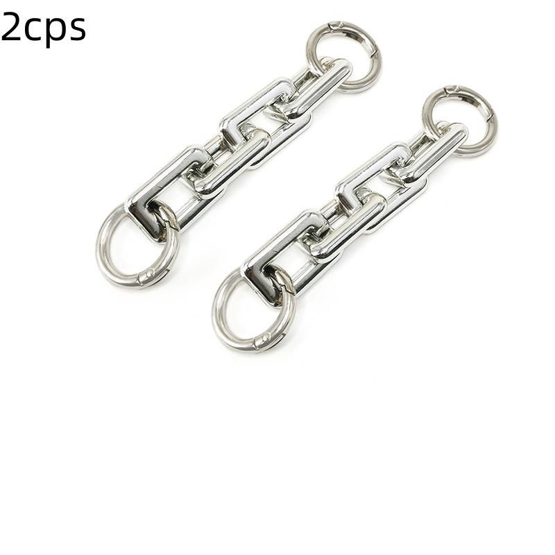 2 STÜCKE Taschenverlängerungsketten Metalltaschenketten Kurzer Geldbörsen-Schultergurt für Tote Crossbody Tasche Handtaschen Zubehör