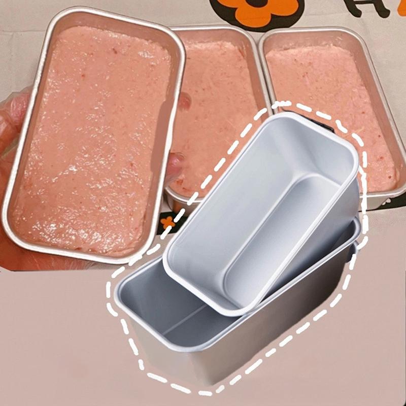 Aluminum Alloy Lunch Meat Preservation Box Cake Baking Tray Loaf Pan Kitchen Baking Tools Rectangular Bread Mold