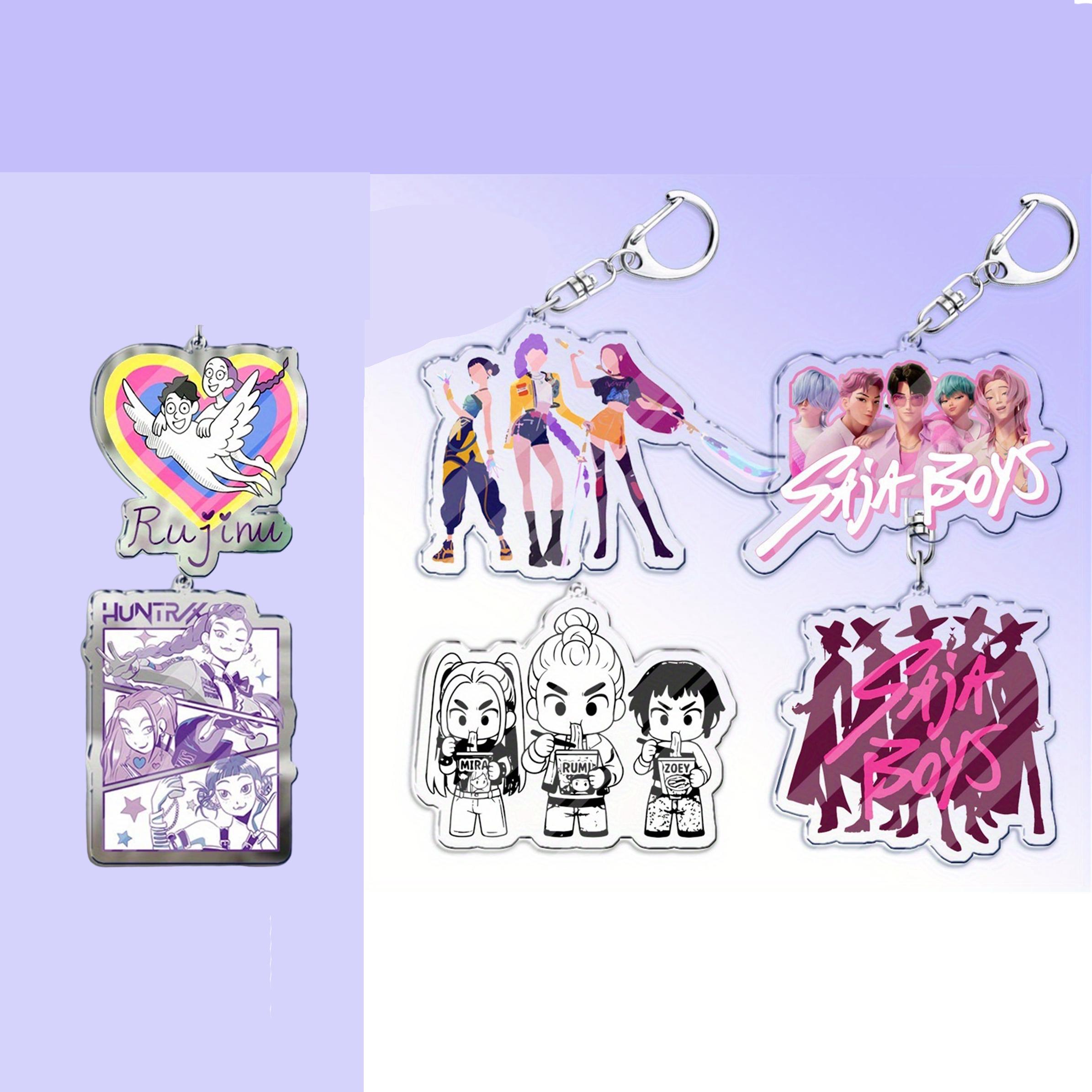 

K-POP Группа Изысканный Аниме Персонаж Акриловая Пластина Брелок Подвеска One Size