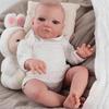 Baby Simulation Doll Exquisite Handmade Painted 3D Skin Rebirth Doll Holiday Gift
