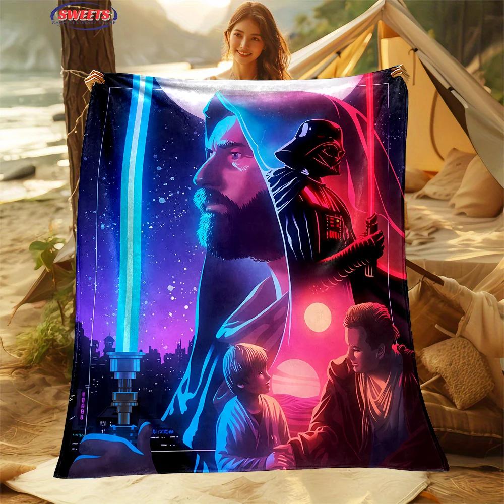 6 Size D Darth V Vaderr Blanket, Fine Workmanship, Soft and Comfortable Washable, Home Office Nap Blanket for Four Seasons Gift