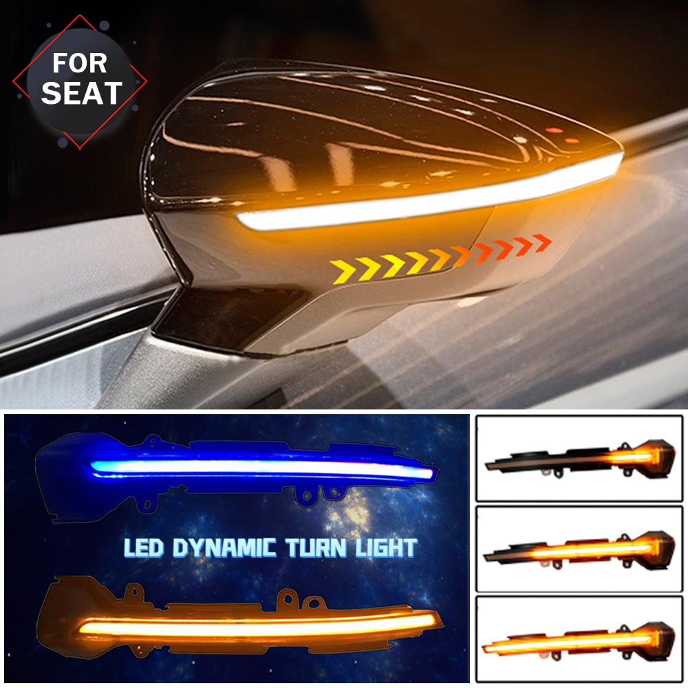 For Seat Leon III MK3 5F ST FR Cupra Ibiza MK5 V KJ1 Arona KJ7 Dynamic Turn Signal Light Side Mirror Indicator Blinker Lamp