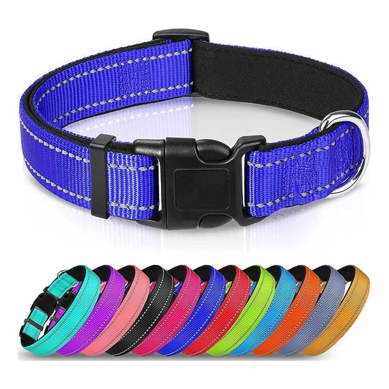 Hochreflektierendes Leichtes Haustier Hundehalsband Leine Set Benutzerdefiniert Verstellbar Stilvoll OEM Design Luxus Stil Kleine/Mittlere Rassen Kostenlos