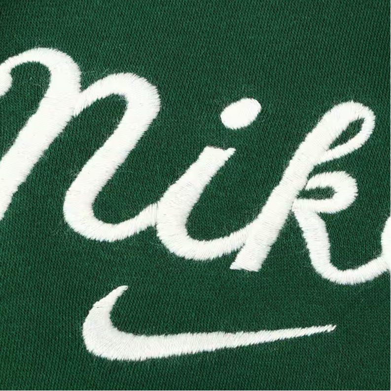 Nike Sweatshirts Women's Green Crew Neck Moderate Other DZ4626-341