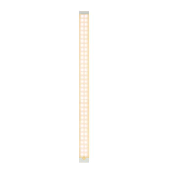 Luce LED per armadio senza fili, luce soffusa, senza sfarfallio, ampio angolo di rilevamento, luce con sensore di movimento ricaricabile, lampada da comodino