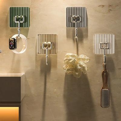 Luksusowe Haczyki Stal Nierdzewna Haczyki Kuchenne Łazienkowe Metalowy Haczyk Bez Dziurkowania Mocny Bezśladowy Drzwi Samoprzylepny Haczyk Wiszący