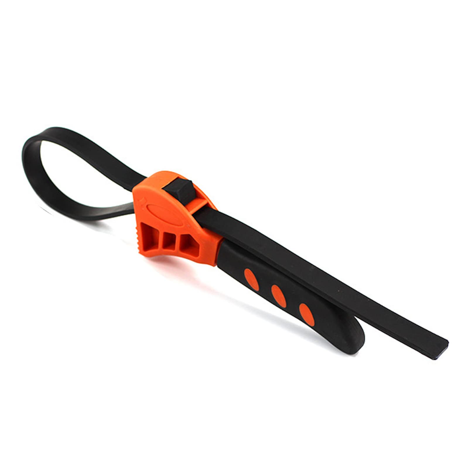 SHUBIAO Rubber Belt Wrench, Multifunctional Rubber Belt Wrench Adjustable Spanner Bottle Opener Filter Wrench Car Repair Tool