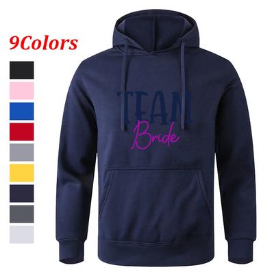 Herbst Fleece Tasche Bedruckt Locker Kapuzenpullover mit Kordelzug Langarm Koreanische Mode Sweatshirt mit Kordelzugtaschen-Hoodie