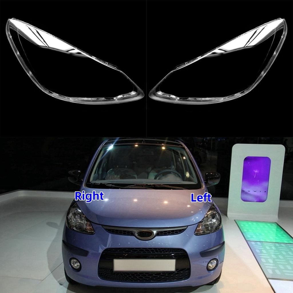 For Hyundai I10 2007 2008 2009 Accessories The Car Transparent PC Material Lights Cover