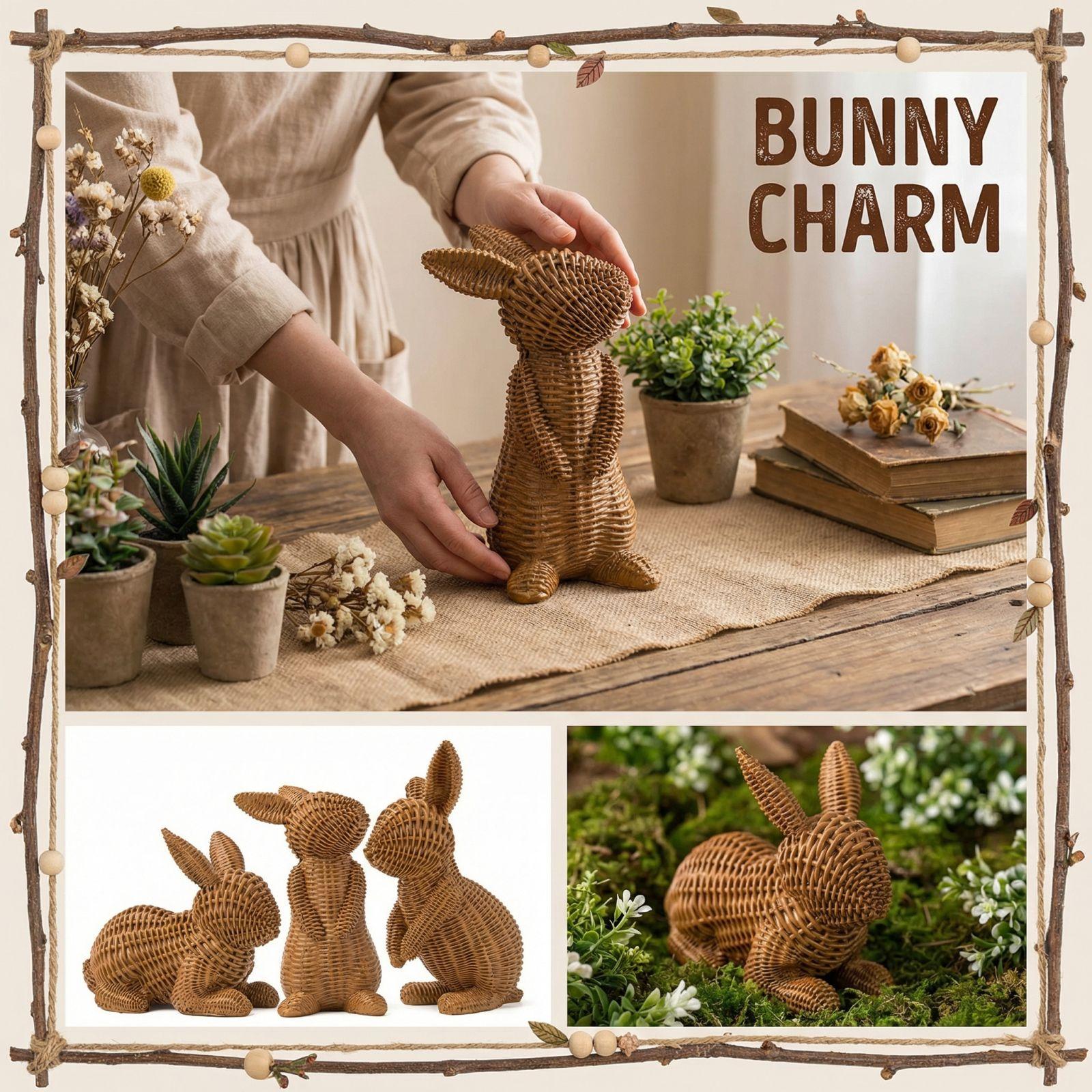 

Easter Bunny Desktop Decoration One Size