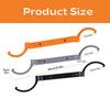3Pcs Conduit Lockout Wrenches Kit 1inch 1/2inch 3/4inch Steel Locknut Wrenches Set for Tight Space Tightening Loosening