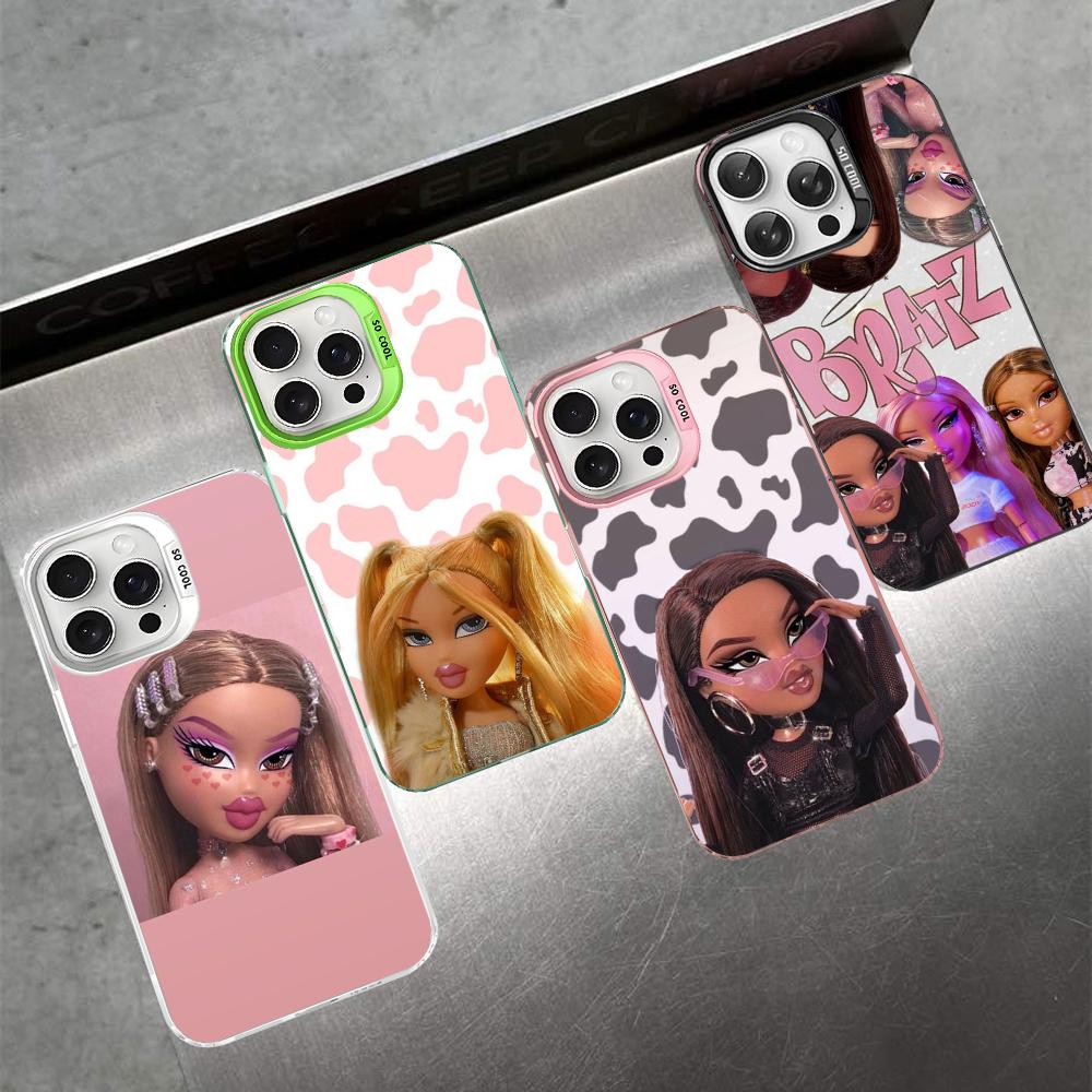 Lovely Doll Bratz Phone Case For IPhone 16 15 14 13 12 11 Pro Max X XR XSMAX 8 7 Plus Matte Shockproof Back Cover