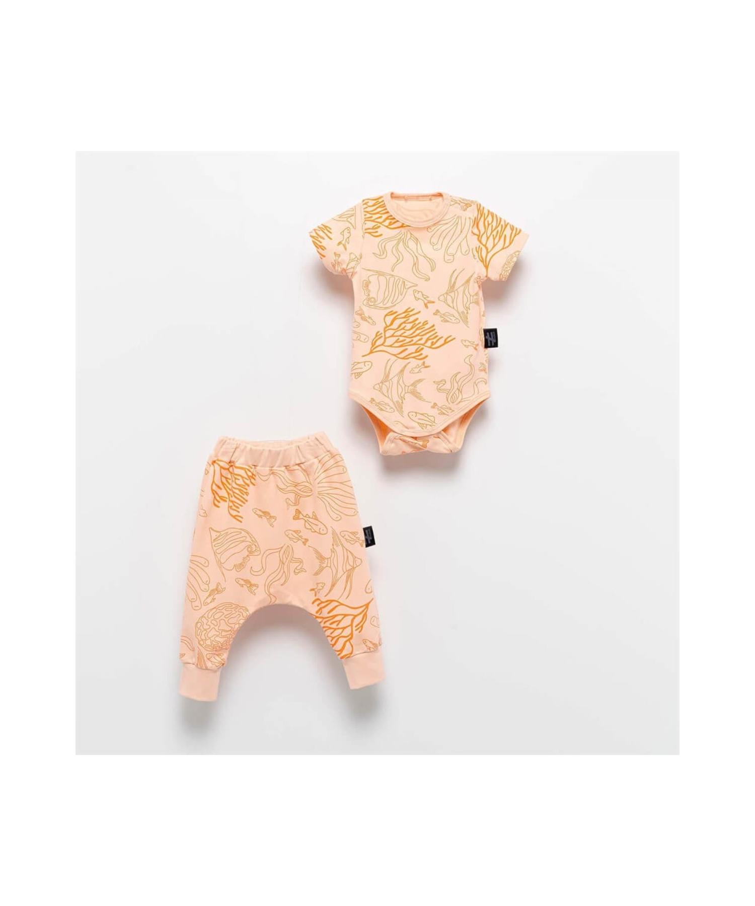 

Moinoi Salmon Badili Baby Set Miniropa