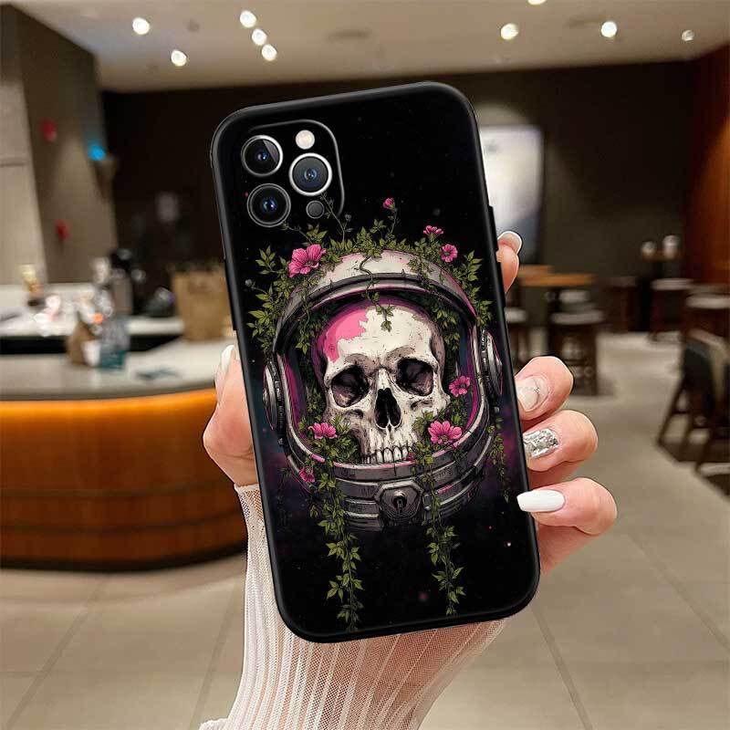 Skeleton Skull Shockproof Phone Case for iPhone 6 6s 7 8 11 12 13 14 15 16 17 16E XS Pro Max XR X SE Air
