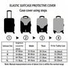 Dog pattern luggage protection cover, suitable for 18-32 inch luggage covers, luggage handle gloves, travel accessories