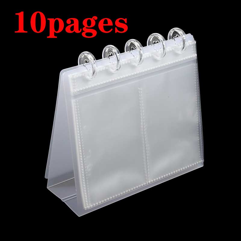 New Transparent Desktop Photo Album 3inch/4inch DIY Photocard Holder Decor Simplicity Idol Card Picture Display Ornament