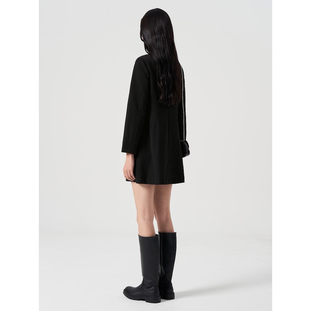 8seconds Long-Sleeved Mini Dress Black