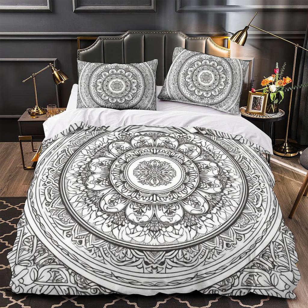 3D Digital Printing Bedding Two Or Three-Piece Set Bohemian Series Polyester