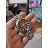 Used Orient Chrono Ace Dark Brown Dial Jubilee Bracelet Movable Item
