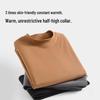 TonLion Men's Fleece-Lined Semi-High Collar Thermal T-shirt