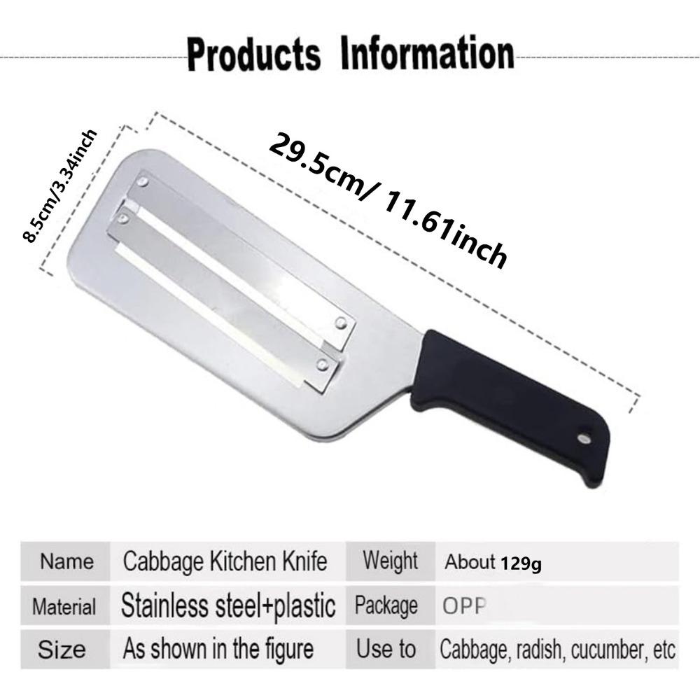 Multifunctional Cabbage Shredder Suitable for Cutting Fruit Vegetables Stainless Steel Cabbage Cutting Knife Kitchen Tools