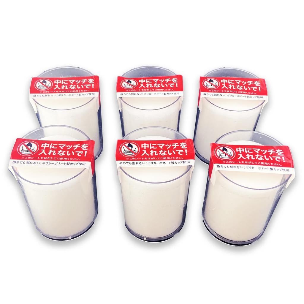 Kameyama 24 timer 24-timers Votivlys, 6-pakning, Stearinlys, Ca.