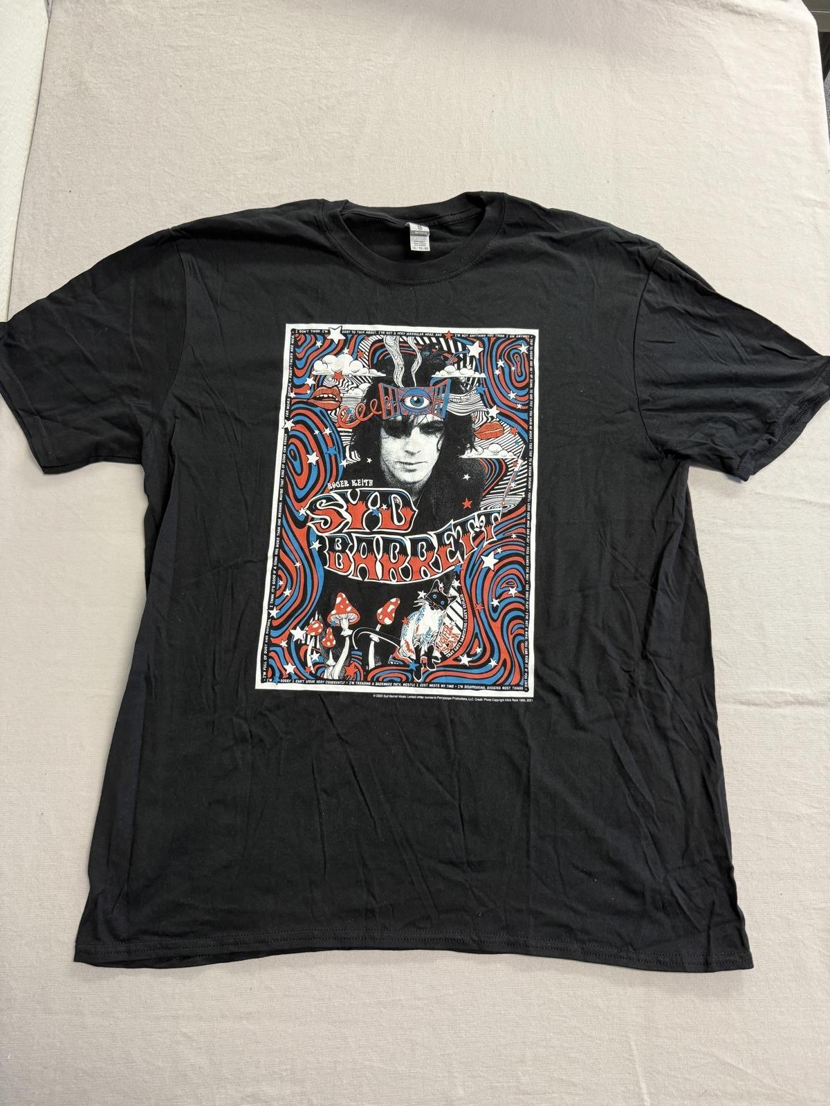 Syd Barrett Movie Poster T-shirt Trippy Melty Poster Tee XL M