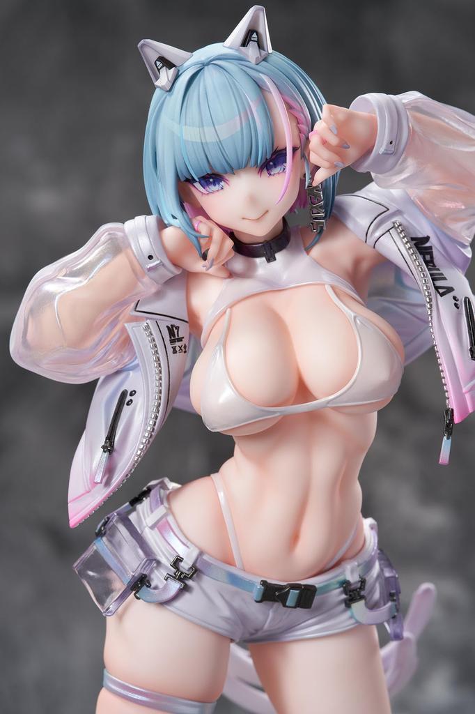 Bibi Buttons Near Future Nekomata Miu Standard Edition Scale PVC ABS Painted Complete Figure 1/6 &
