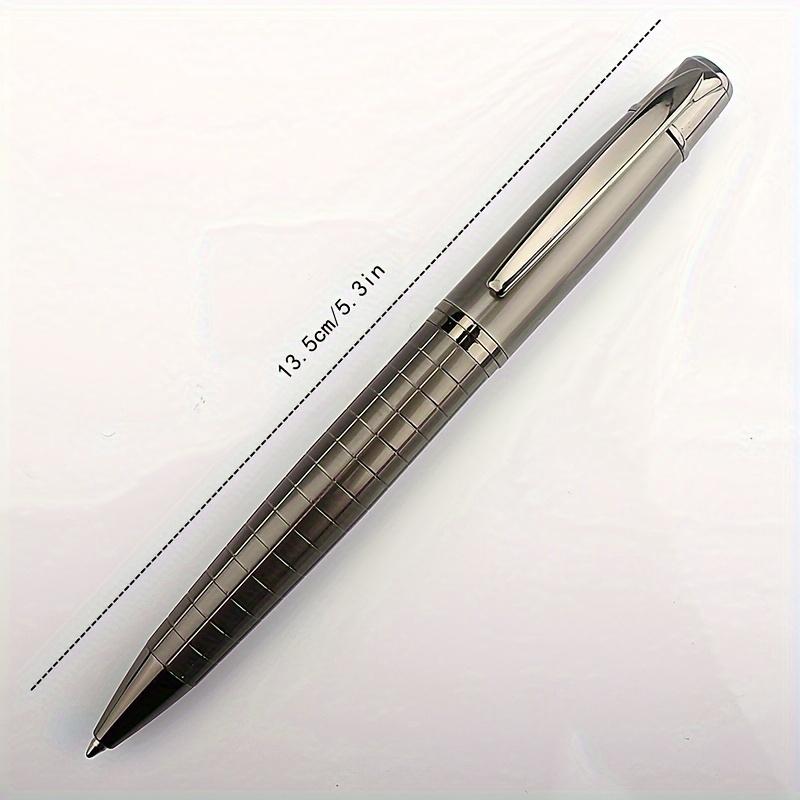Luxuriöser Kugelschreiber aus Metall mit schwerer Haptik, für die Schule, das Büro, mit Unterschriftenroller, Schreibkugelschreiber, Schreibwaren für Studenten