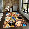 "One Piece Anime Carpet Featuring Straw Hat Crew Characters Design" Suitable for use as an anti-slip for living room bedroom sofas