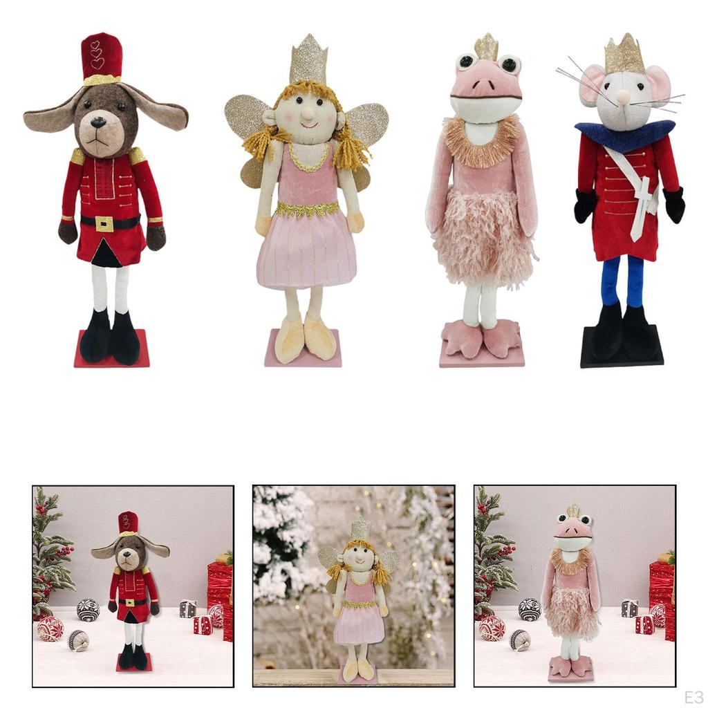 Doll Figure Decoration Figurine Toy Christmas Standing Decorations for Birthday