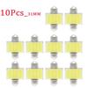 10-40Pcs White COB C5W LED Bulbs 12V 24V Car Auto Festoon Dome Interior LED Lights Lamp Roof Reading Bulb 31mm 36mm 39mm 41mm Bulbs 7