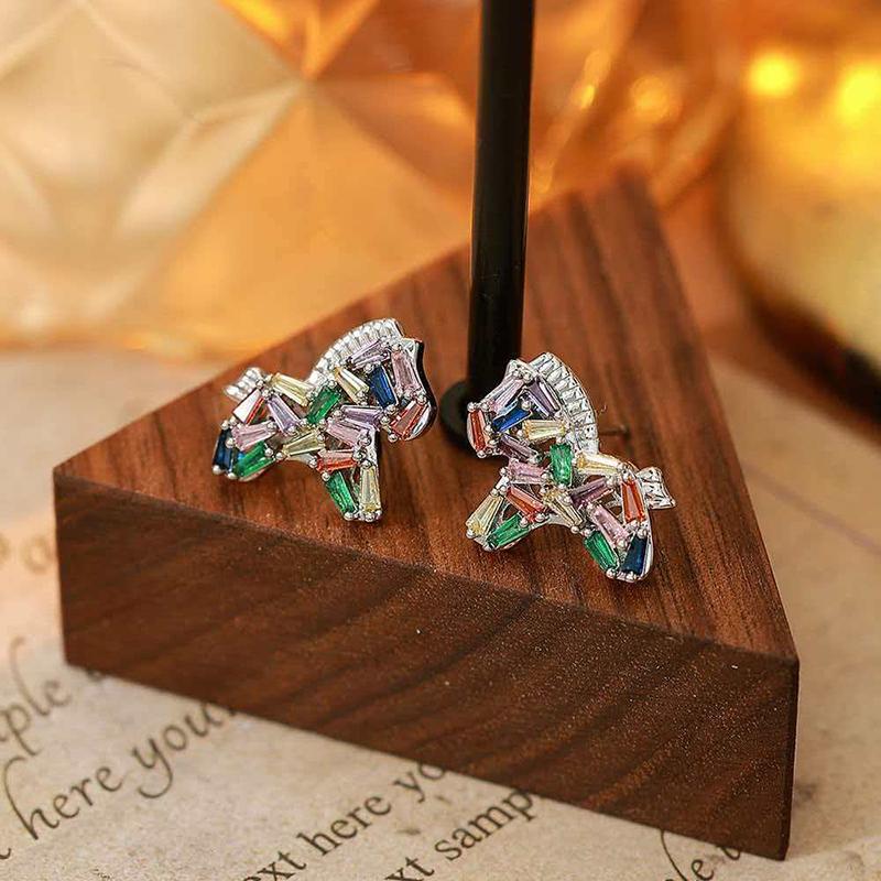 Elegant Colorful Pony Headphone Rhinestones Buckles Clip On Attachment For Freeclip 1 2 Zircons Embellishment