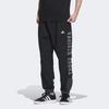 Adidas Retro Sports Letter Print Color Block Loose Fit Jogger Pants Men Bottoms Black IM8764