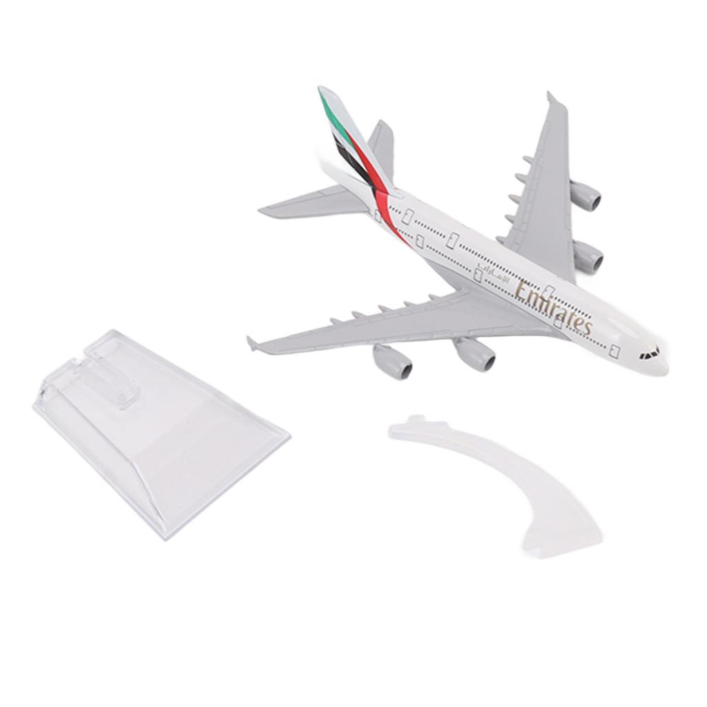 380 Airplane Model Alloy Diecast Ornament Plane Model Toy for Children Collection Table Top