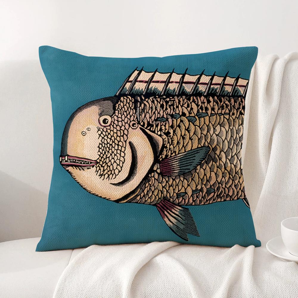 

England Style Abstract Art Figure Cushion Cover Natural Linen Organic Fabric DoubleSided Printing Sofa Home Decor Breathable 30x30cm