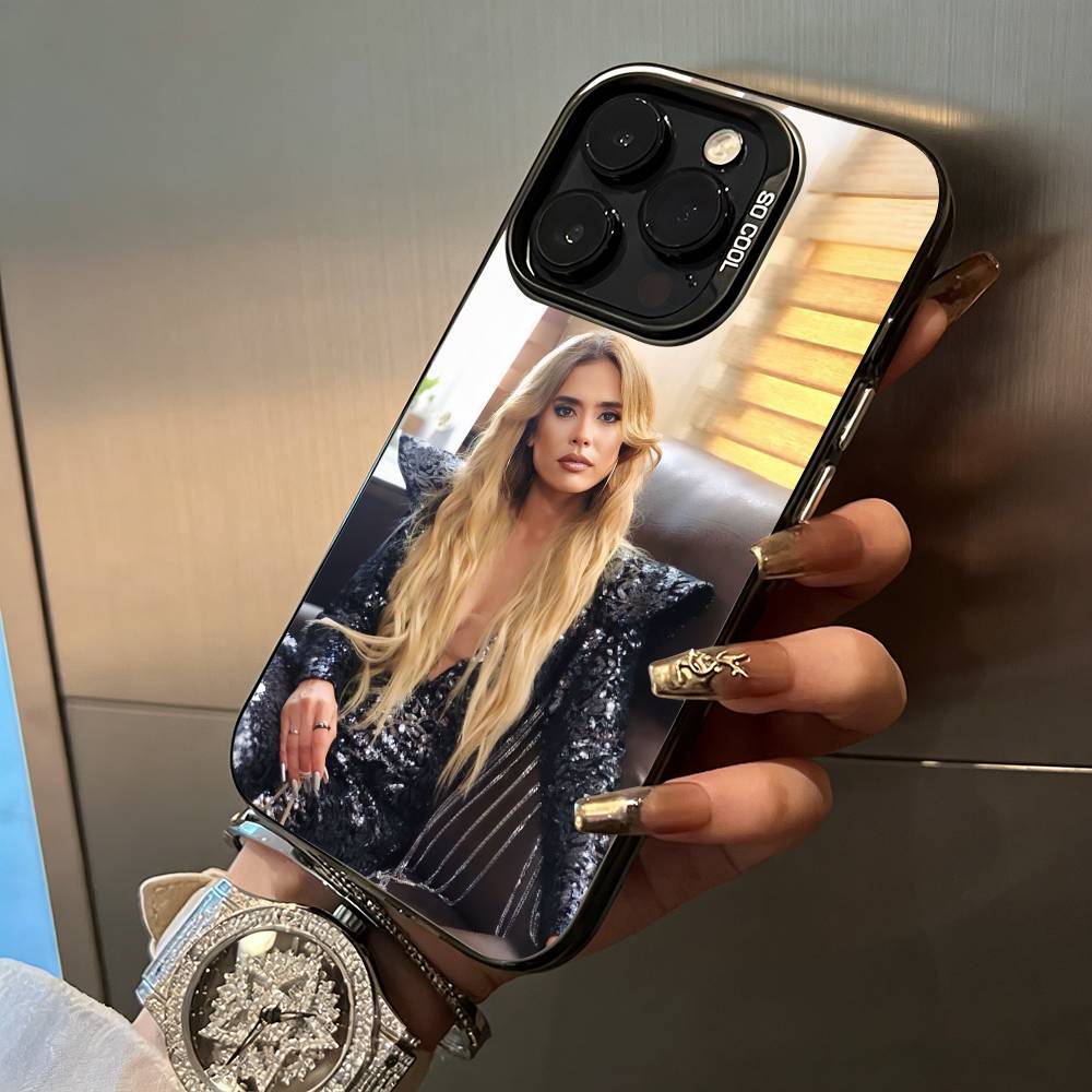 Q-Queen of Flow -La Reina D-Del Flow Phone Case For IPhone17 16 11 12 13 14 15 16 Pro Max Plus Cover Colored Silver Funda Bumber