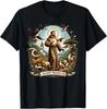 Saint Francis of Assisi Catholic Animals T-Shirt , Unisex Tee